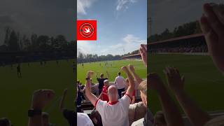 🔴⚫️ Walsall fans celebrate going ahead against Salford City Shorts [upl. by Wilfreda879]