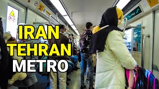 IRAN  Walking In Tehran Metro Sadeghiyeh station In West Tehran 2022 [upl. by Adar717]