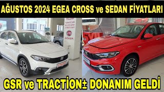 FİAT EGEA FİYATLARI AÇIKLANDI  AĞUSTOS 2024 EGEA FİYAT LİSTESİ  fiat egea egeacross [upl. by Ytirahc389]