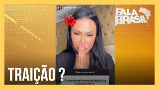 Gracyanne Barbosa se manifesta sobre suposta traição a Belo [upl. by Joelly209]