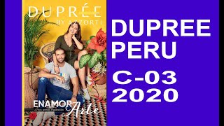 Catalogo 03 2020 Dupree Peru [upl. by Ariaj806]