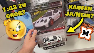 Ein NEUES HOT WHEELS MODELL für die SAMMLUNG  Hot Wheels Hunt im Müller Aldi amp Co [upl. by Myrtia]