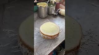 double decker pizza pizza street food  Indian pizza food [upl. by Nairbal]