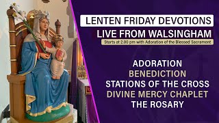 LIVE  Lenten Friday Devotions from Walsingham  16th February 2024 [upl. by Nauqet]