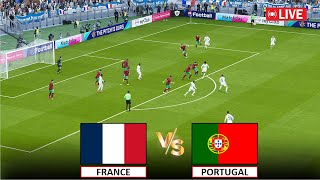 🔴LIVE  FRANCE vs PORTUGAL I EURO 2024 I QUARTER FINAL I LIVE MATCH STREAM I eFootball Pes 21 Game [upl. by Emmaline]