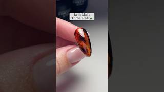 Easy Tortoise Shell Tutorial using Fuzion Fortify Gel Polish and Bloom🐢 [upl. by Arivle688]