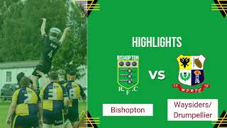 Highlights Bishopton v WaysidersDrumpellier 17092022 [upl. by Rinaldo]