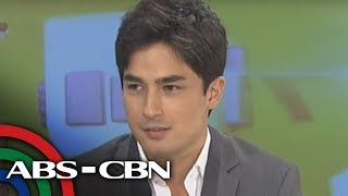 Bandila Marlon Stockinger reveals showbiz crush [upl. by Lanod]