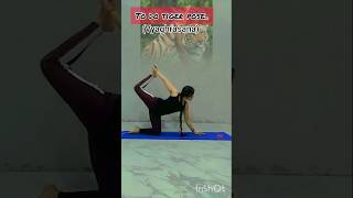 How to do tiger pose VyaghrasanaVyaghrasanatigerposeadvanceyoga [upl. by Ecaj123]