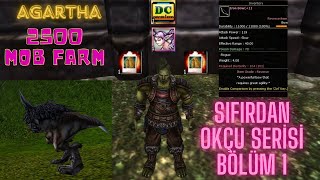 Knight Online Sıfırdan Okcu Serisi Agartha Bölüm 1 Bulcan Farm 2500 MOB [upl. by Arratal]