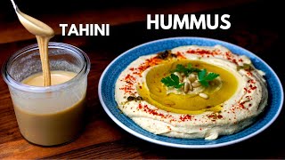 Easy Homemade Tahini and my Favorite Hummus Recipe [upl. by Hills]