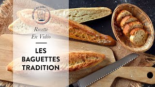 Recette en vidéo  les Baguettes Tradition de Chef Philippe [upl. by Mirilla]