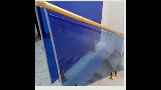 Frameless Glass Stair Rails [upl. by Rehnberg]