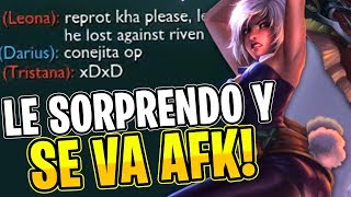 ¡COGE EL PICK MÁS RARO LE REVIENTO Y SE VA AFK • RIVEN MID [upl. by Nylsor]