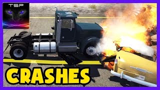 BeamNG drive  Stack Them Up style CRASHES amp CARNAGE [upl. by Sum227]