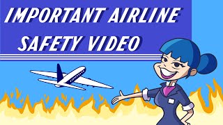 Important Airline Safety Video [upl. by Aman]