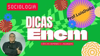 Dicas para o Enem Sociologia [upl. by Eirelav]