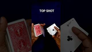 Top Shot Tutorial 😱😱😱 cardmagictric cardgame cardtrick cards [upl. by Llenna]