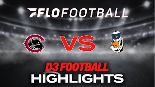 Highlights Chapman vs PomonaPitzer Football  2024 SCIAC Championship [upl. by Ardyce]