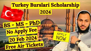 How to Apply for Turkey Burslari Scholarship 2024  Apply for Turkey Burslari Scholarship 2024 [upl. by Tawnya]