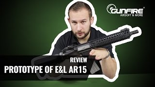 Prototype of EampL AR15  review by Gunfire [upl. by Gaivn911]