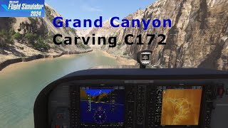 MSFS 2024 EP 2 canyon carving [upl. by Eciram]