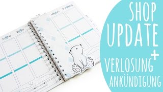 ShopUpdate Kreativ Planer 2017 amp WeihnachtsVerlosung Ankündigung [upl. by Adnauqal280]