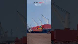 view of Kandla port 🤟🛳️ kandlaport fypシ゚viral travel newvideo [upl. by Ingunna428]