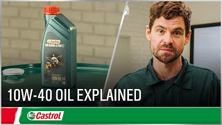 Castrol 10w40 oil explained  Which oil for my car  Castrol UK [upl. by Odnumde87]