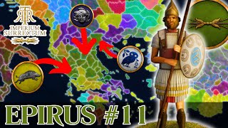 ATTACKED BY EVERYONE  Lets Play RTR Imperium Surrectum v06  Epirus Campaign  Episode 11 [upl. by Mendive]