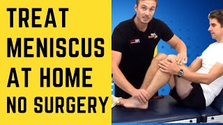 Treat Meniscal Injury at Home Without Surgery [upl. by Lauren]