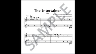 The Entertainer DUET synthesia piano solo with backing [upl. by Lindi631]