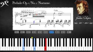 Chopin  Op 9 No 2 Nocturne Learn to play [upl. by Wainwright]