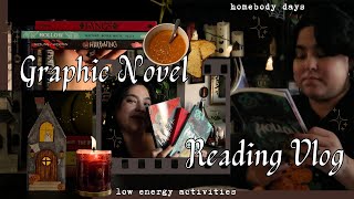 A Day Of Only Reading Graphic Novels 📖 Cozy Reading Vlog [upl. by Ratcliff]