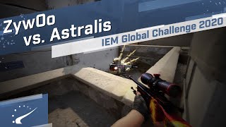 ZywOo vs Astralis  IEM Global Challenge 2020 [upl. by Revolc621]