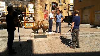 Sarlat 24  quotLa Maison France 5quot en tournage [upl. by Agan]