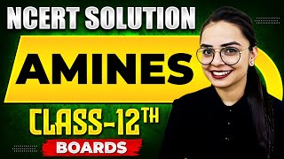 AMINES  NCERT Solutions  Chemistry Chapter 10  Class 12th Boards [upl. by Iris]