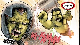 Baby Hulk Punches His Dad in the Face [upl. by Llemart281]