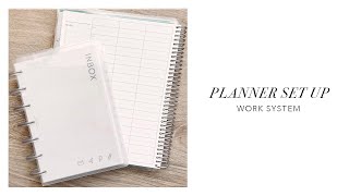 2021 Work Planner Set Up  HP Mini Discbound amp Erin Condren Parent Planner [upl. by Akeme]