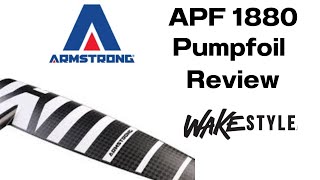 Armstrong APF 1880 Pump Foil Review [upl. by Nyleak]