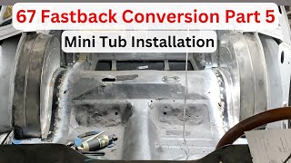 How to install Mustangs to Fear Mini Tubs on 67 Mustang [upl. by Ehrsam]