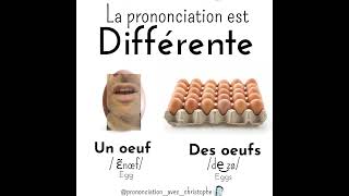 Comment prononcer OEUF et OEUFS [upl. by Arva]