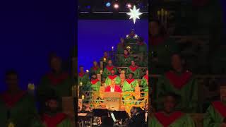 CANDLELIGHT PROCESSIONAL AT EPCOT FESTIVAL OF THE HOLIDAYS  WALT DISNEY WORLD [upl. by Alhan]