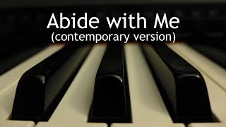 Abide with Me contemporary version  piano instrumental cover with lyrics [upl. by Rramo]