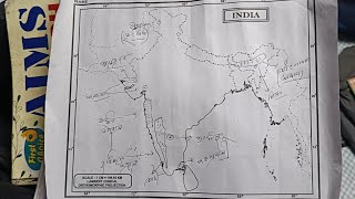 🔥Class10 Geography Map pointing  Part8  ভারতের মানচিত্ৰ মাধ্যমিক পরীক্ষার প্রশ্নপত্র [upl. by Brandi]