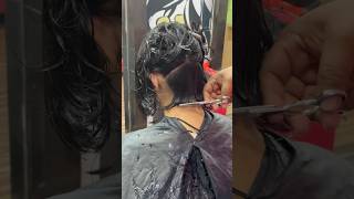 haircut haircutting shorts shorthair haircolor keratintreatment explorepage explore reels [upl. by Bilbe]