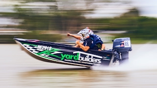 Souped Up 30hp Dinghy Racing at the Riverland Dinghy Derby [upl. by Atilamrac]