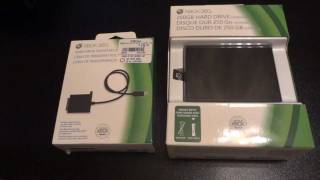 Xbox 360 250 GB Hard Drive and Transfer Cable [upl. by Mirielle206]