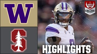 Washington Huskies vs Stanford Cardinal  Full Game Highlights [upl. by Atoked]