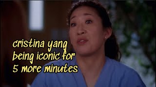 cristina yang being iconic for 5 more minutes [upl. by Zednanreh789]